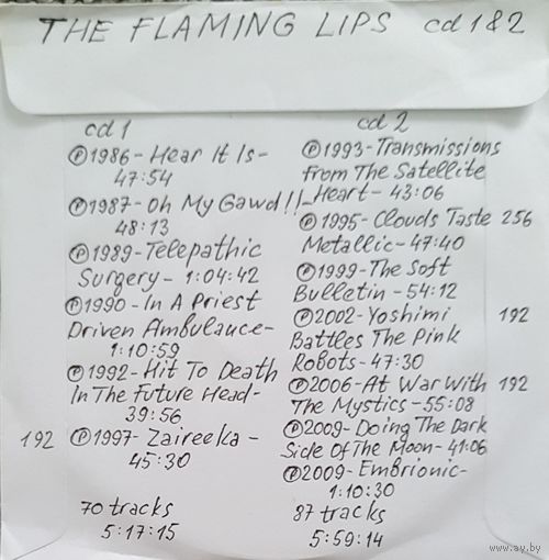CD MP3 дискография The FLAMING LIPS - 2 CD