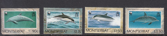 Фауна, дельфины. Монтсеррат. 1990. 16,0 е.