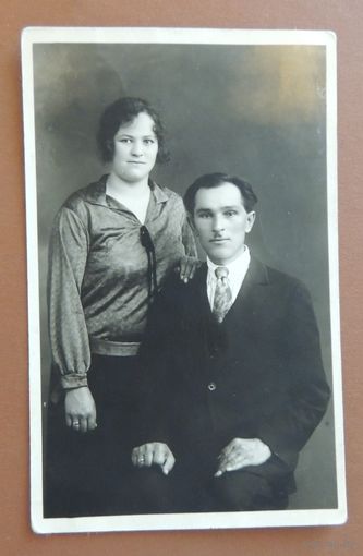 Фото "Семья", 1927 г., Западная Беларусь, Мозырь