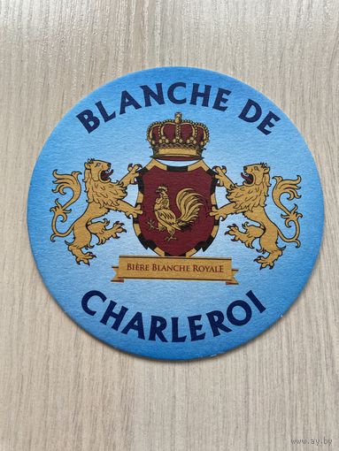 Подставка под пиво Blanche de Charleroi