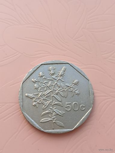 Мальта 50 центов  1998г(1)