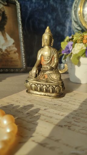 Статуэтка Будда латунь