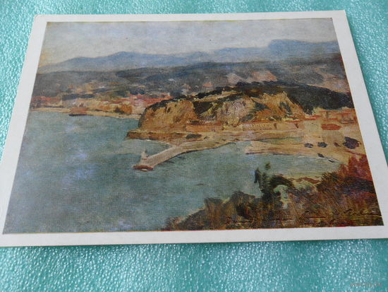Открытка Левитан И.И. (1860-1900). Озеро Комо. Италия. Этюд. Калининская областная картинная галерея