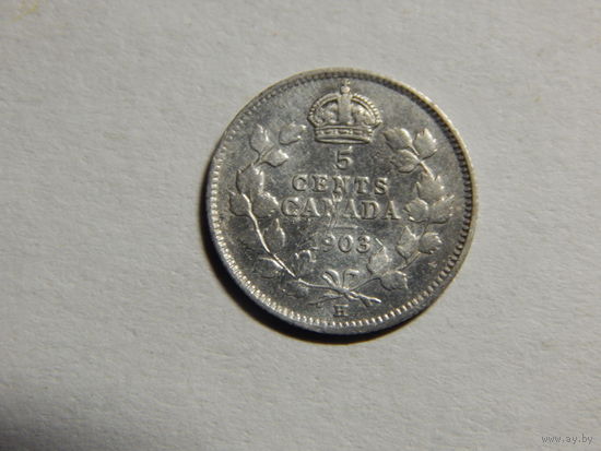 Канада 5 центов 1903г
