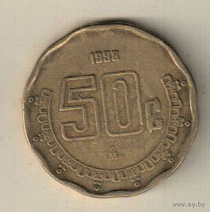 Мексика 50 сентаво 1998
