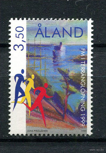 Аландские острова (Финляндия) - 1999 - Чемпионат мира по бегу по пересечённой местности - [Mi. 163] - полная серия - 1 марка. MNH.