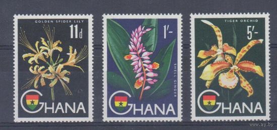 [1506] Гана 1959. Флора.Цветы.Орхидеи. MNH