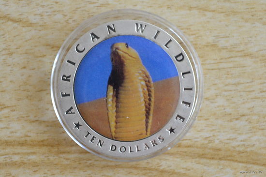 Либерия 10 долларов 2002