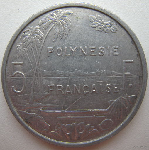 Французская Полинезия 5 франков 1982 г. (d)