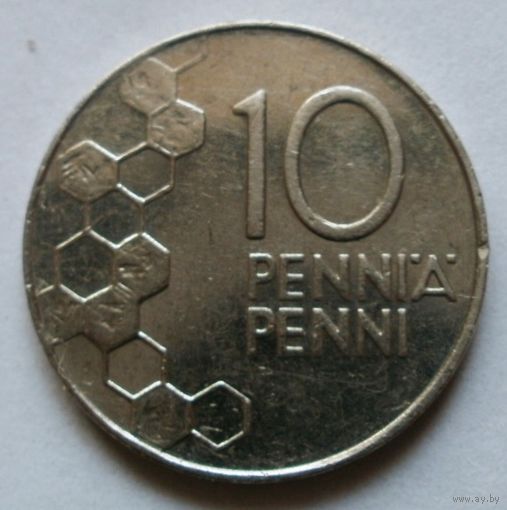 10 пенни 1991 Финляндия
