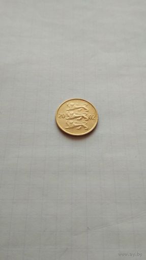 10 центов (сентов) 2002 г. Эстония.