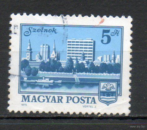 Стандартный выпуск Архитектура Венгрия 1975 год серия из 1 марки