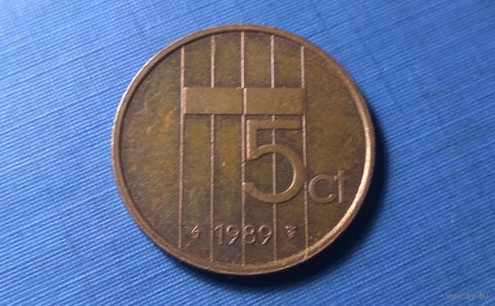5 центов 1989. Нидерланды.