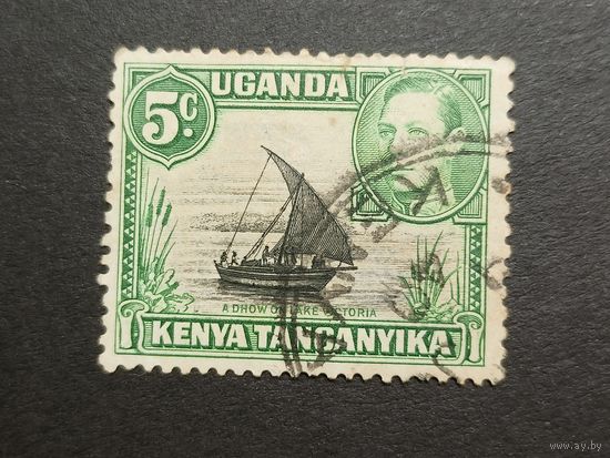 Кения, Уганда и Танганьика 1938. Выпуски 1935 года, но с портретом короля Георга VI
