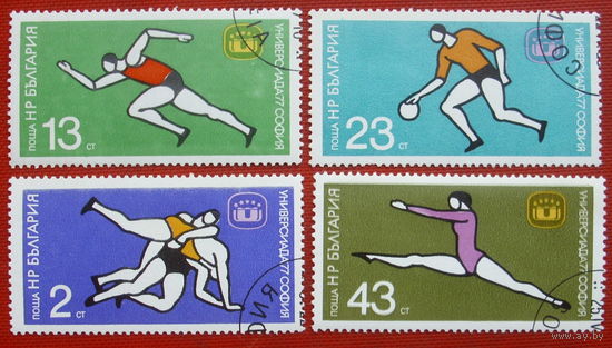 Болгария. Спорт. ( 4 марки ) 1977 года. 4-1.