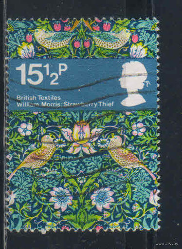 Великобритания 1982 EII Рисунки на ткани Уильям Моррис Клубничный вор  #923