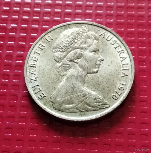 Австралия 20 центов 1970 г. #30405