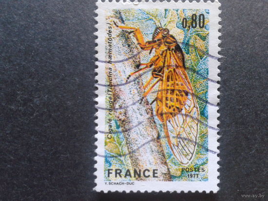 Франция 1977 насекомое