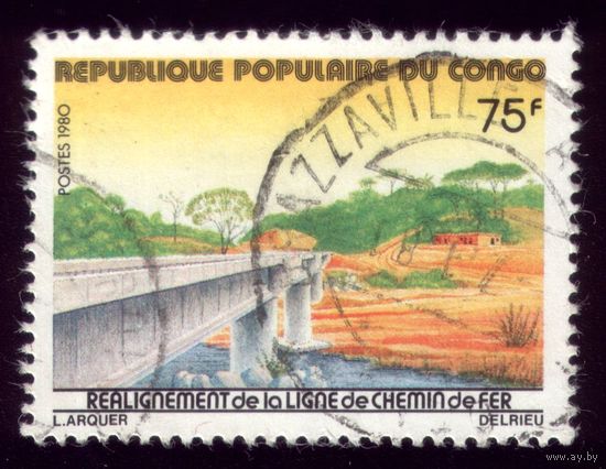 1 марка 1980 год Конго 792