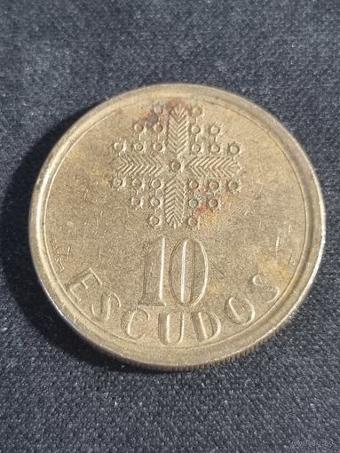 Португалия 10 эскудо 1988