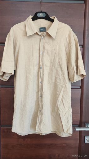 Рубашка JOOP на 50-52 размер, оригинал, в идеальном состоянии, практически не ношена. Цвет светлая горчица. Замеры: ПОгруди 55,5 см, длина 78 см. Отличный состав: 93% хлопка. Очень классная рубашка.