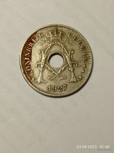 Бельгия 10 сантимов 1927 года
