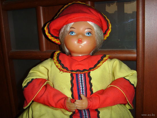 Кукла-грелка паричковая на самовар СССР