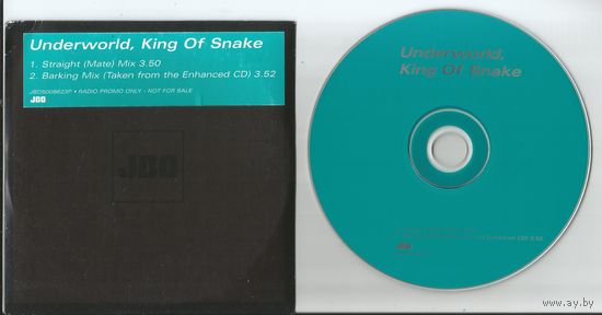 UNDERWORLD - King Of Snake (ENGLAND аудио CD SINGLE 1999)