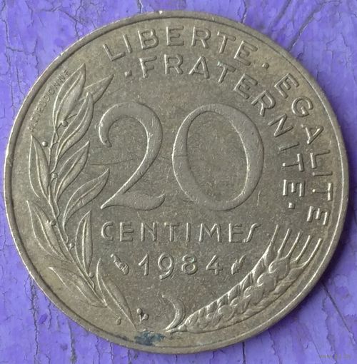20 сантимов 1984 Франция. Возможен обмен