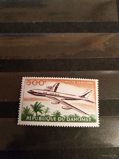 1963 республика Дагомея (современное Бенин) чистая дорогая концовка серии MNH** авиация самолёт (2-14)