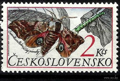Фауна 1987 Чехословакия Европейские Бабочка MNH**
