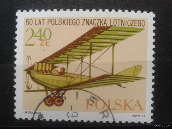 Польша, 1975, 50 лет авиапочты