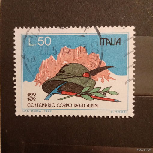 Италия 1972. 100 летие Альпийского корпуса