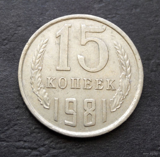 15 копеек 1981 СССР #01