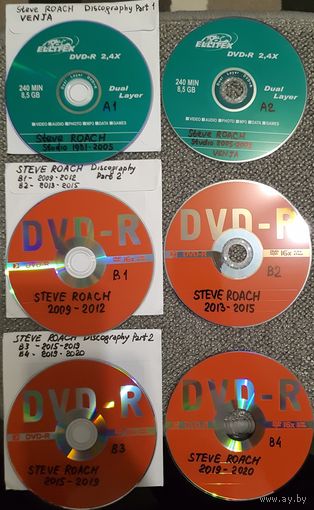DVD MP3 дискография Steve ROACH (1983 - 2020), VENJA - 6 DVD