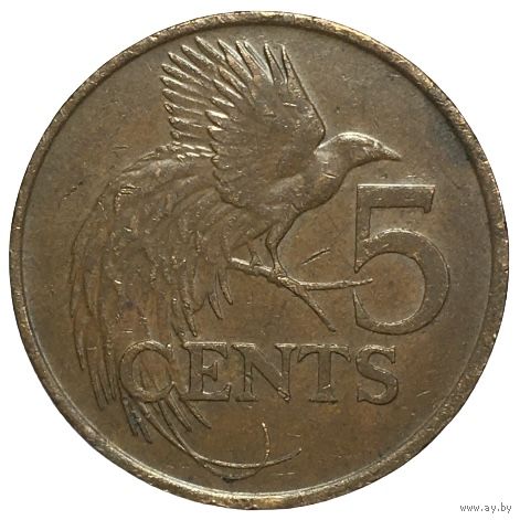 Тринидад и Тобаго 5 центов, 1992