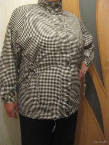 Клетчатая куртка-ветровка, Германия, 54-56 размер