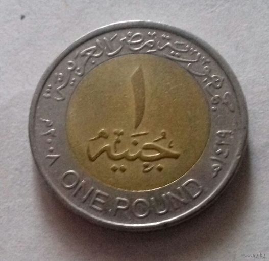 1 фунт, Египет 2008 г.
