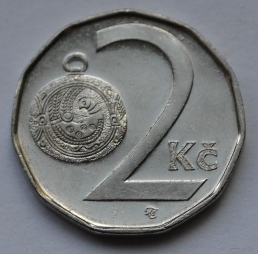 Чехия, 2 кроны 2007 г.