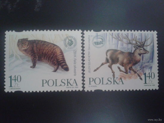 Польша 1999 фауна полная серия