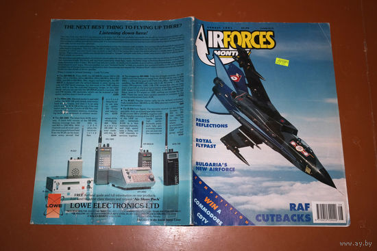 Авиационный журнал AIRFORCE MONTHLY август 1991