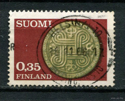 Финляндия - 1966 - 150 лет страховому бизнесу в Финляндии - [Mi. 616] - полная серия - 1 марка. Гашеная.  (Лот 186AN)