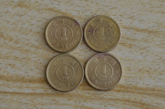 Япония 1 йена 1948,49