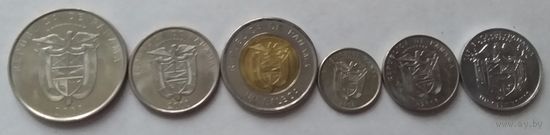 Панама 6 монет UNC