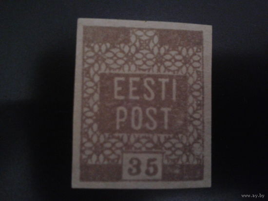 Эстония 1919 стандарт третья марка