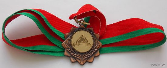 Медаль тяжёлая атлетика III место г Бобруйск 11-15. 05. 2007