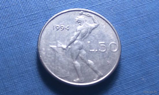 50 лир 1994. Италия.