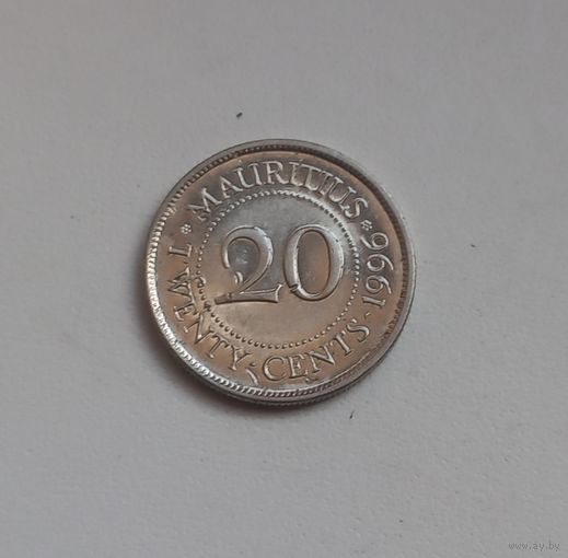 20 Центов 1996 (Маврикий)