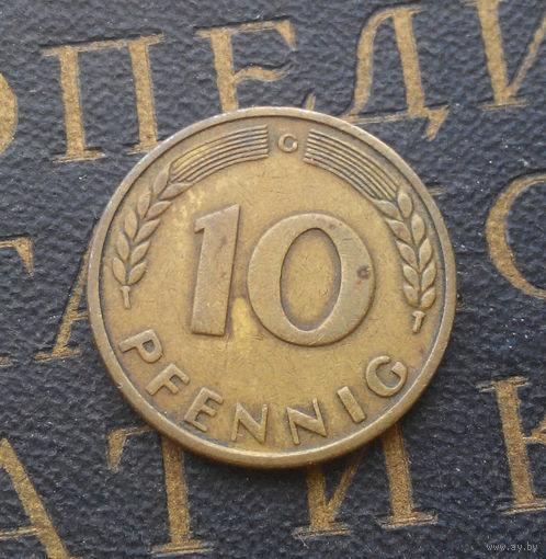 10 пфеннигов 1950 (G) Германия ФРГ #07