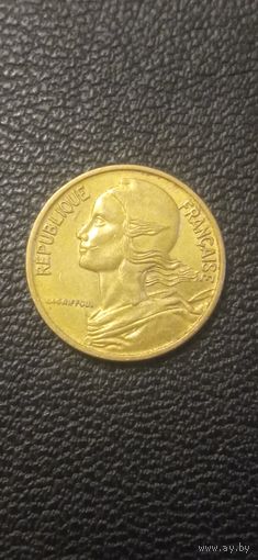 Франция 5 сантимов 1977г.
